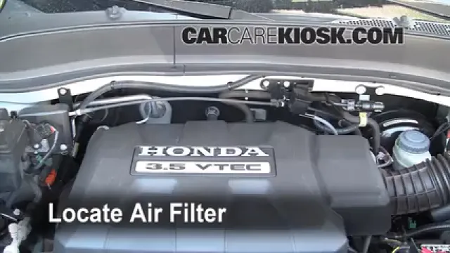 2008 Honda Ridgeline RTL 3.5L V6 Air Filter (Engine) Replace